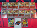 Full 14 Card Flareon Gem Vol. 2 Pokemon Card Set CBB2C Eeveelutions Chinese Exclusive Cards